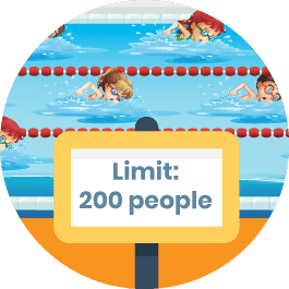 Ensure your pool membership software can handle all capacity limits.