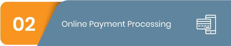 Ease the recreation registration process with online payment processing.