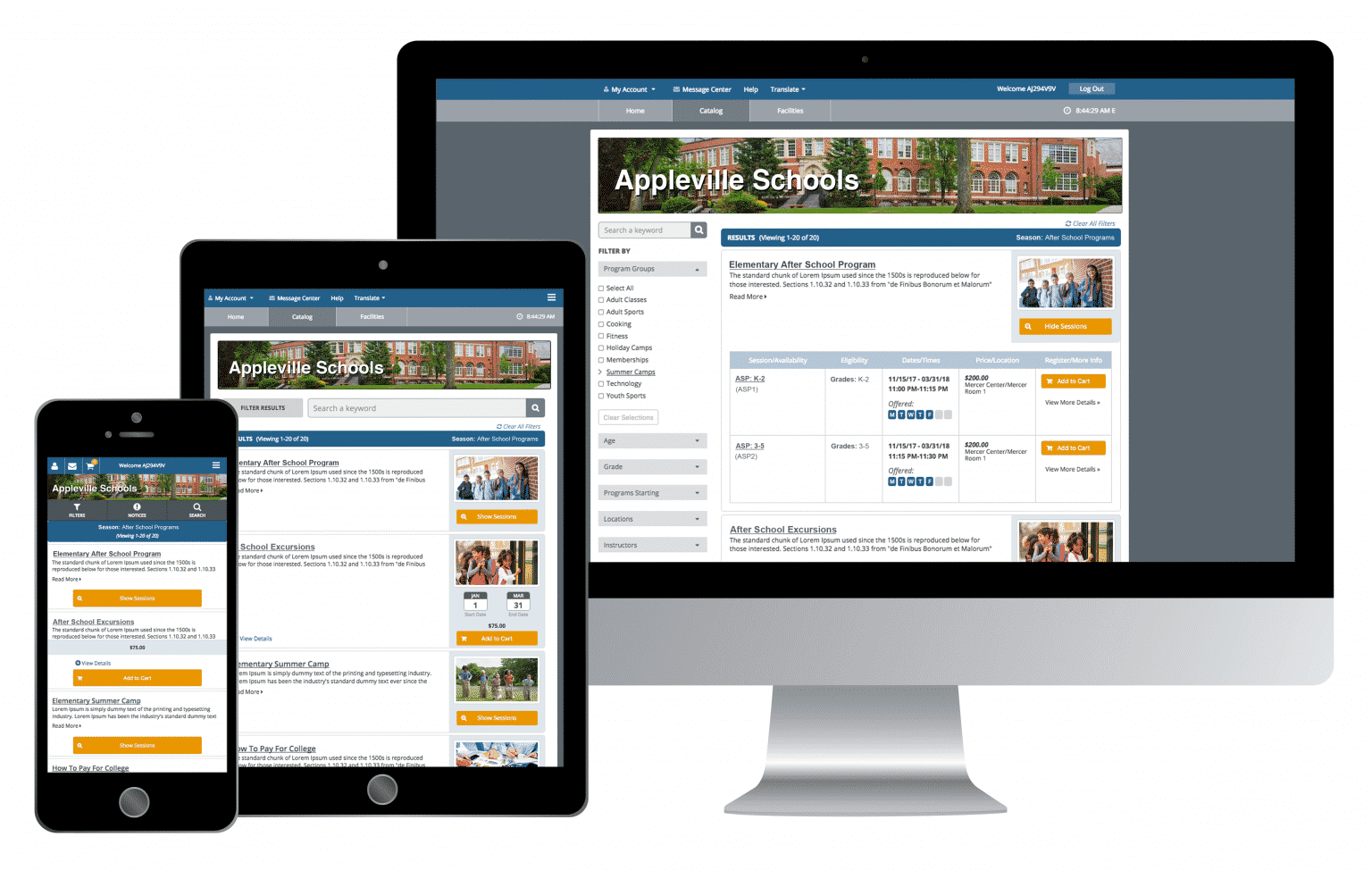 Online School Registration Software | CommunityPass